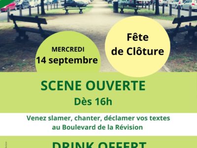 Voix(e) de Passage – Scène ouverte + drink de clôture