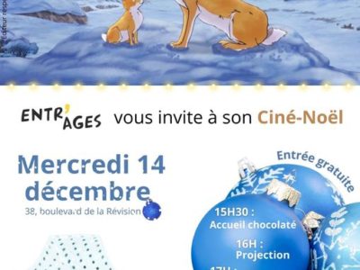 Entr’âges vous invite à son Ciné-Noël